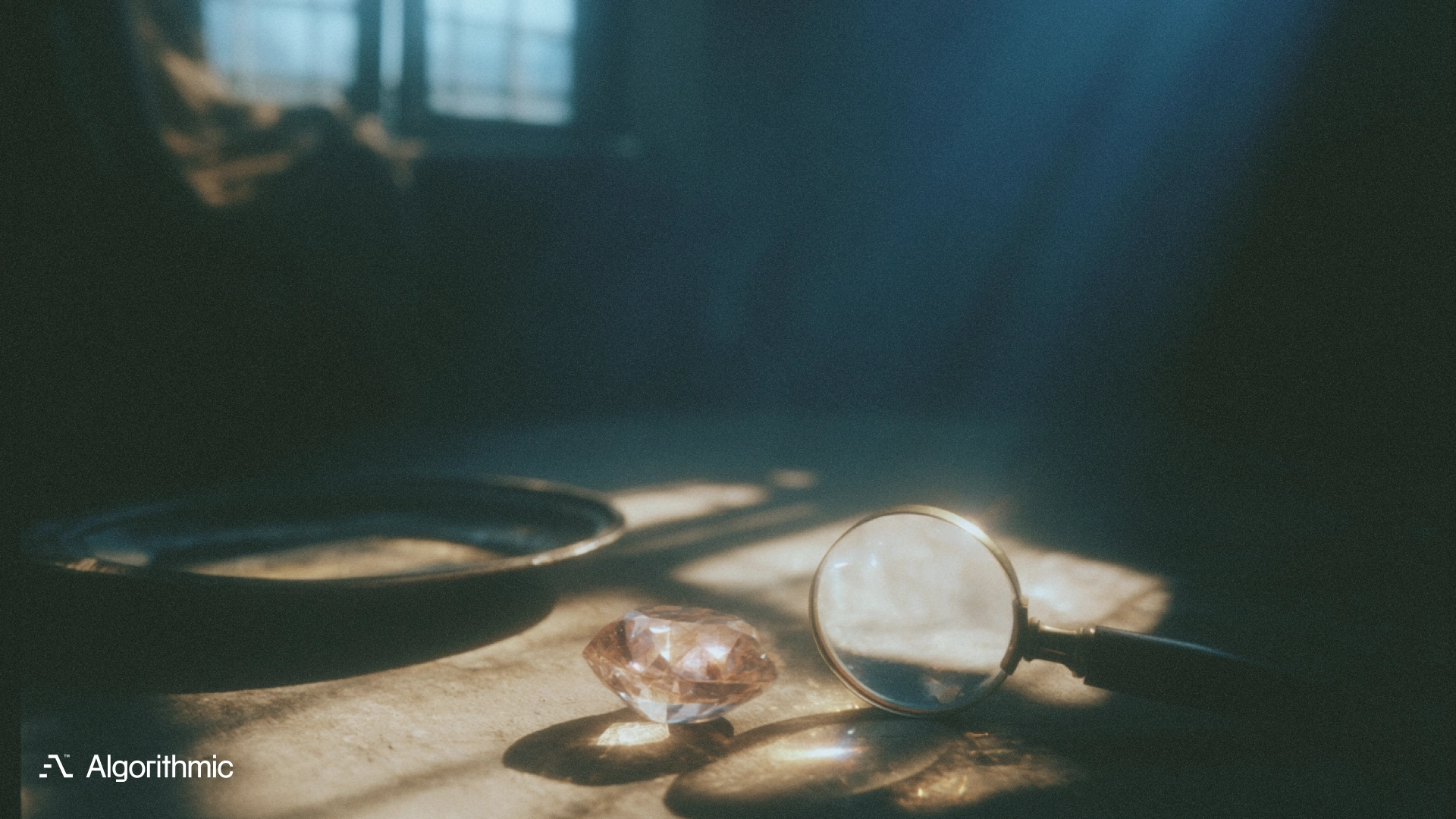 A jeweler's loupe inspecting a faceted gemstone, illustrating how to evaluate a software development partner's delivery evidence.