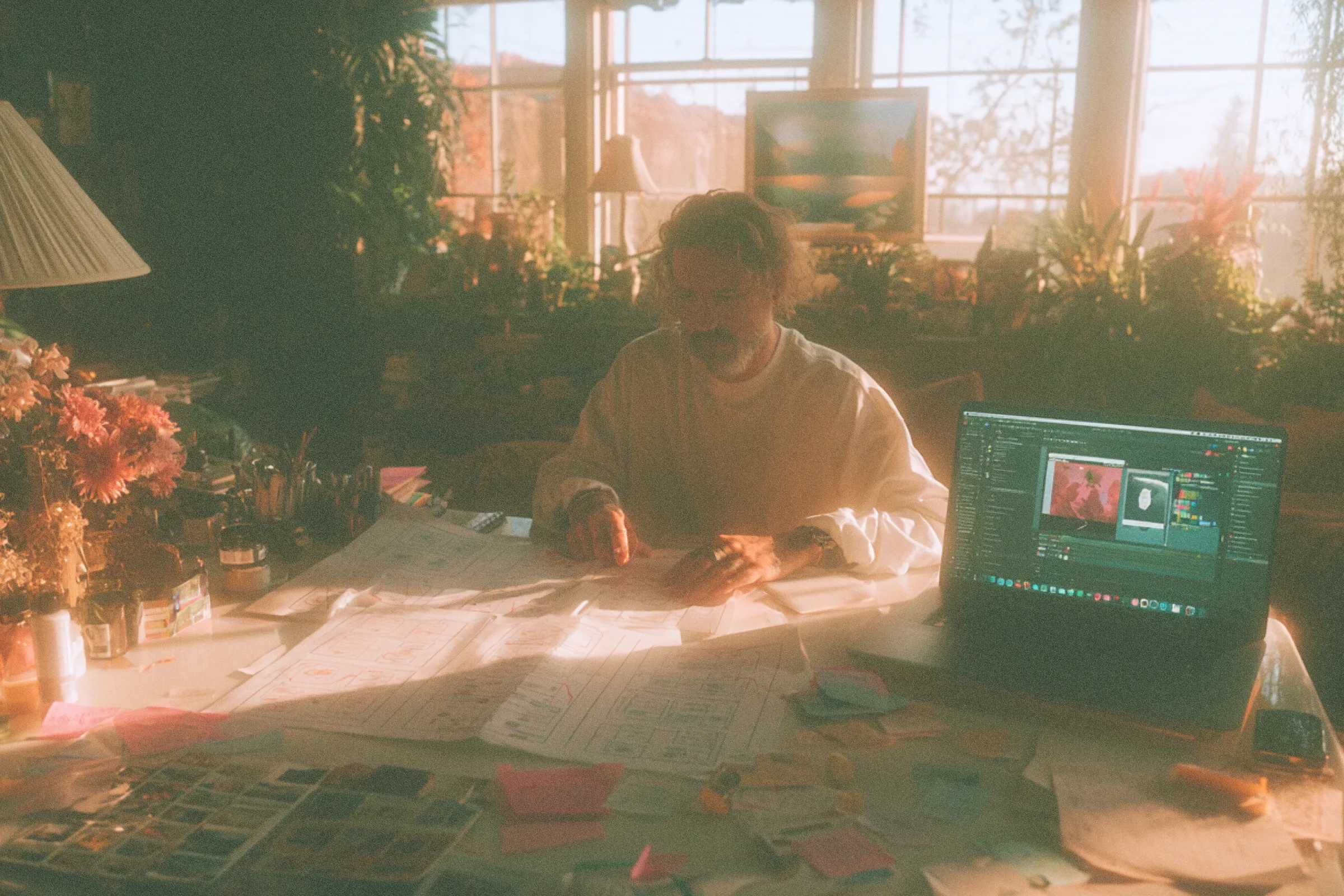 Research-driven UI/UX design process translating business objectives into clear, intuitive user interfaces